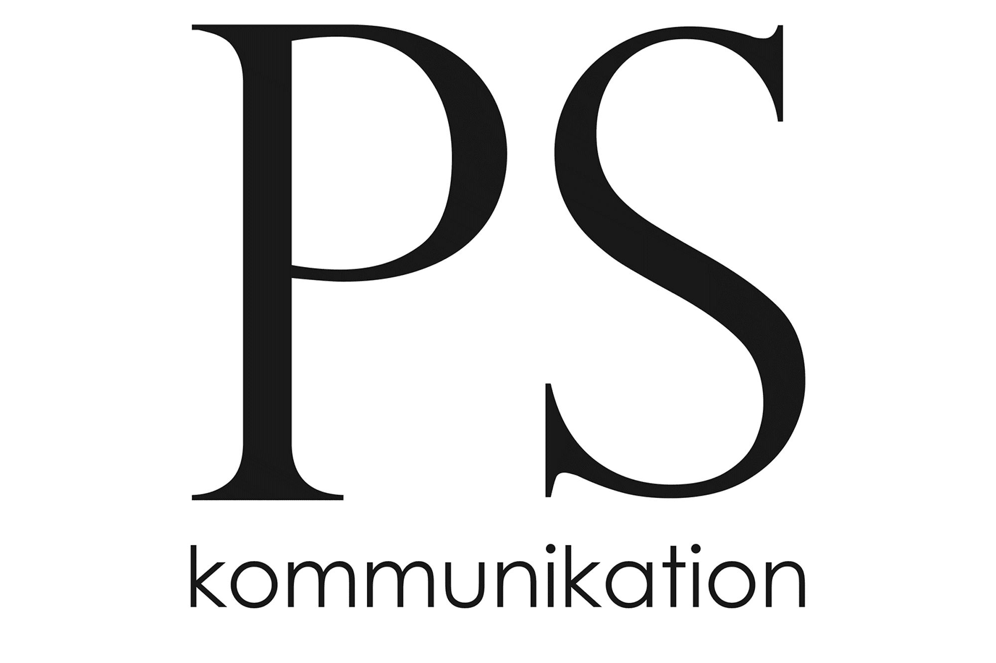 Logotyp för PS kommunikation
