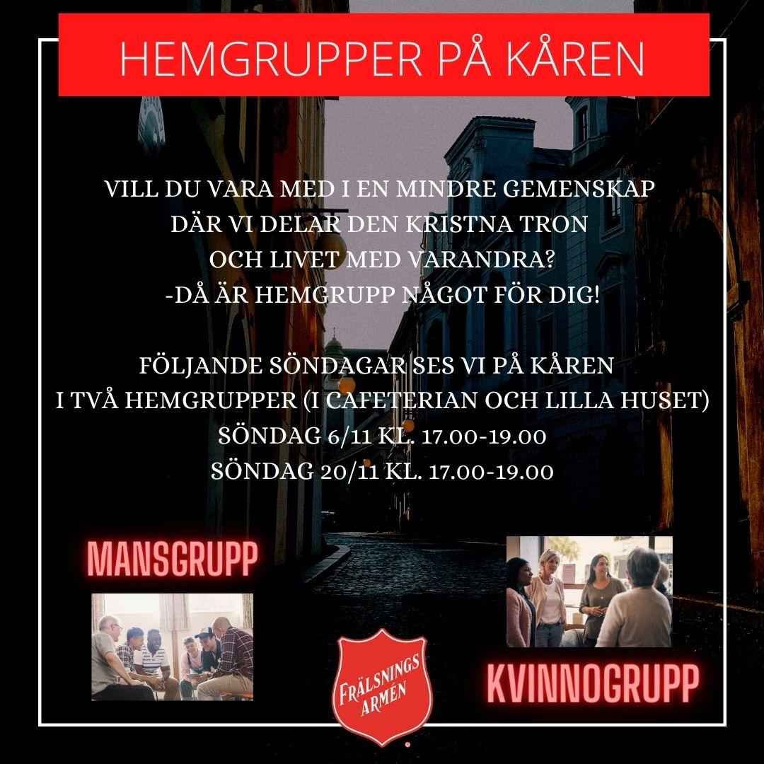 Hemgrupper på kåren